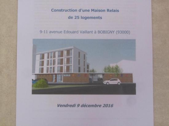 1ere pierre résidence accueil Bobigny déc 2016