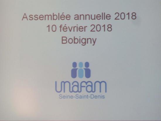 Assemblée annuelle Unafam 93 février 2018
