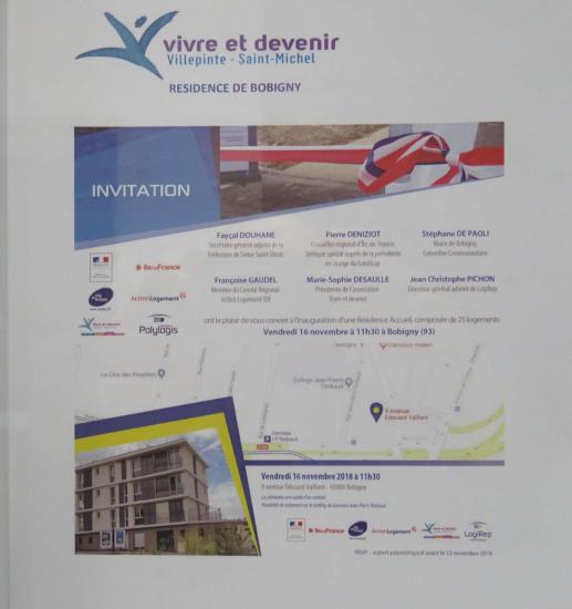 inauguration residence accueil bobigny 