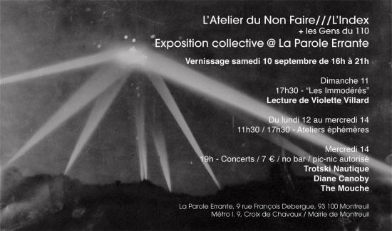 Atelier index parole